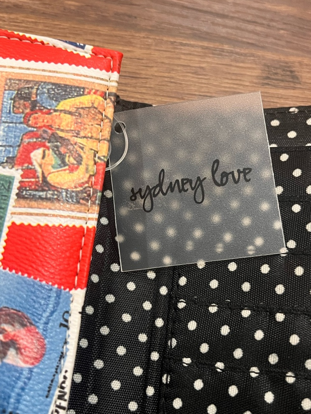 Sydney Love | New vintage 2003 multi color stamp wallet organizer NWT vtg - Picture 7 of 8